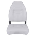thumbnail image 6 of NORTHCAPTAIN S1 Deluxe High Back Folding Boat Seat,Stainless Steel Screws Included,White(2 Seats), 6 of 7