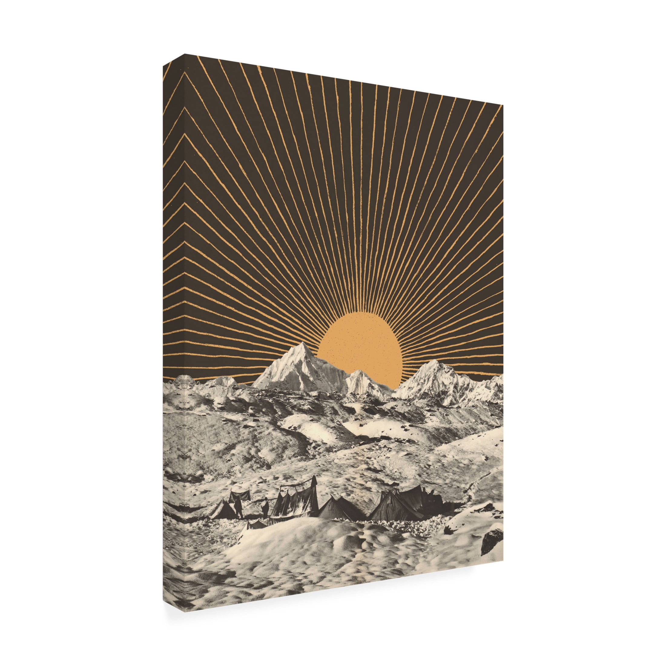 Trademark Fine Art Florent Bodart Mountainscape NAo6 Canvas Wall Art
