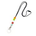 thumbnail image 2 of LCXmlly Beaded Lanyard Adjustable Length ID Badge Beaded Lanyard Non Rusting Reusable Silicone Breakaway, 2 of 7