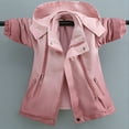 thumbnail image 4 of fnnxnal 3 in 1 Big Girls' Pink Jacket - 9T, Waterproof Outer Shell & Fleece Lined, Removable Hood, Zipper Pockets, Durable Multi-Season Coat, 4 of 9