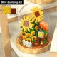 thumbnail image 4 of Sunflower Flower Bouquet Building Toy Mini Bricks Flowers Set Adult Botanical Collection Friends Set DIY Plants Bonsai, 4 of 4