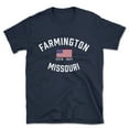 thumbnail image 1 of Farmington Missouri Patriot Men's Cotton T-Shirt, 1 of 1
