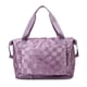 thumbnail image 1 of Púrpura*Bolsa de viaje Bolsa de gimnasio deportiva Bolsa de mano plegable Bolsa grande para pasar la noche con bolsillo mojado, 1 of 5