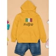 thumbnail image 3 of Buon Ferragosto Italy Flag Hoodie Juniors -Image by Shutterstock,  Large, 3 of 4