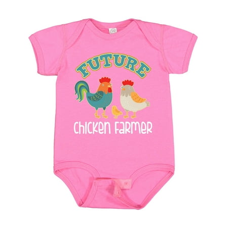 

Inktastic Future Chicken Farmer in Training Gift Baby Boy or Baby Girl Bodysuit