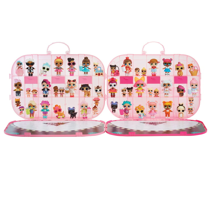 LOL Surprise Fashion Show On-The-Go Storage/Playset With Doll Included in  Hot Pink, Great Gift for Kids Ages 4 5 6+
