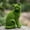 A, variant on Outdoor Flocked Wolfhound Resin Ornament, Garden Courtyard Statue, Lifelike Dog Landscape Decor, Patio Yard Decoration, 13.2x9.1x7.1 Inches