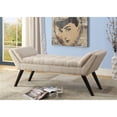 thumbnail image 2 of Baxton Studio Tamblin Banc Capitonné en Beige, 2 of 4
