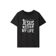 thumbnail image 1 of Camiseta para mujer, camisetas de verano, camisa con cuello redondo para mujer, para oficina, senderismo, uso diario L, 1 of 7