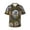 Hedgehog, variant on Hedgehog Men'S 3d Print Casual Button Down Shirts, Novelty Hawaiian Short Sleeves Xl