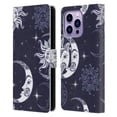 thumbnail image 1 of Head Case Designs Officially Licensed Haroulita Magick - Tarot - Mystical Moon And Stars Leather Book Wallet Case Cover Compatible with Apple iPhone 14 Pro Max, 1 of 6