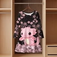 thumbnail image 2 of Vividxx Girls Dresses Adorable Long Sleeve Dress Kids Fall Casual Party Dresses for Toddlers Daily Wear Girls Clothes 10-11 Years, 2 of 4