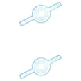 thumbnail image 1 of Toystoory Tapete de silicona para hornear Forro de mango largo Almohadilla para amasar pan Suministros para hornear Herramienta Restaurantes Azul 2piezas, 1 of 6