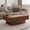 Walnut, variant on YWEN Lift Top Coffee Table for Living Room Smart Coffee Tables with Lifting Top Modern Coffee Table with Storage for Apartment Office 38.6" Rectangle