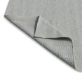 thumbnail image 4 of Tufty Home Coastal Hand Woven Area Rug Grey & Ivory Flatweave Lattice Wool Rug 3' x 5', 4 of 5
