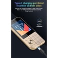 thumbnail image 2 of Yajisi 2G Cellphone Thin 2.8 Inch / 7.1 cm Bar Phone with Big Button Clear Sound Triple SIM Card Slots 3800mAh Battery FM Radio Bright Flashlight for Seniors Unlocked Standard Mobile Gold, 2 of 9