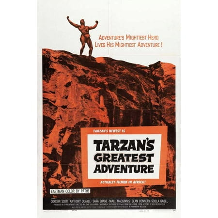 Tarzans Greatest Adventure Movie Poster (11 x 17)