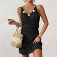 thumbnail image 4 of RUTAYY Swimwear Summer Crochet Hollow Out Knit Beach Bathing Suit Swim Cover Ups Cruise Outfits Vacation Dresses For Women 2025 Beach Vacation Swim Wear, 4 of 5