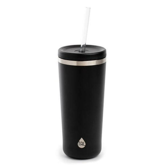 TAL Stainless Steel Tumbler 24 fl oz, Black, Water Bottle