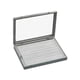 thumbnail image 1 of Caja de exhibición de anillos jinwen organizadora de joyas decorativa a prueba de polvo 35 cm x 24 cm x 5 cm, 1 of 8