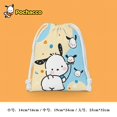 thumbnail image 3 of Pochacco Drawstring Pocket Storage Bag Cute Sanrio Cartoon Print Waterproof Ladies Girl Portable Folding Bag Drawstring Bag Gift, 3 of 7