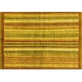 thumbnail image 1 of Ahgly Company Indoor Rectangle Abstract Yellow Modern Area Rugs, 5' x 7', 1 of 4