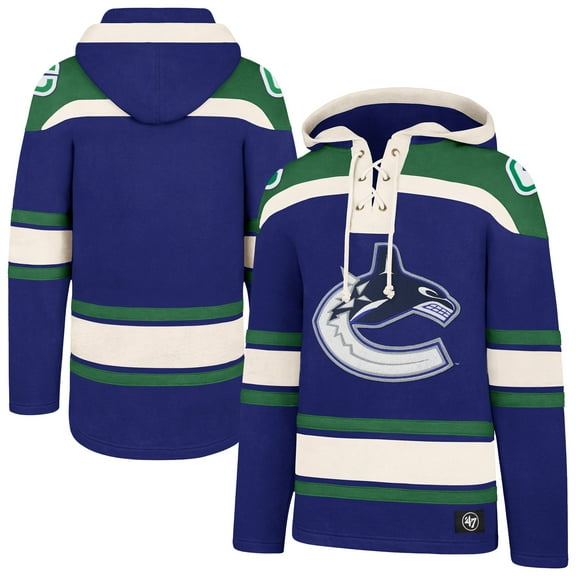Men's '47 Royal Vancouver Canucks Superior Lacer Hoodie
