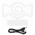 thumbnail image 3 of Luz nocturna LED ANGGREK Iluminación decorativa 8.3x7.0x1.1in Bajo consumo de energía con cable USB, 3 of 8