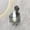 A, variant on 1 Pc Suction Cup Shower Caddy, No-Drilling Removable Plastic Storage Shelf for Bathroom Kitchen, Small Size, Transparent Gray