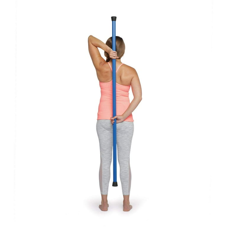 OPTP Booyah Stik by Bob and Brad Yoga Stick and Mobility Stick for Stretching Walking and Exercise Physical Therapy Stick Pilates Stick or