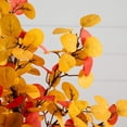 thumbnail image 2 of Nearly Natural Pre-Lit Eucalyptus Artificial Fall Harvest Tree - 21" - Warm White LED Lights, 2 of 4