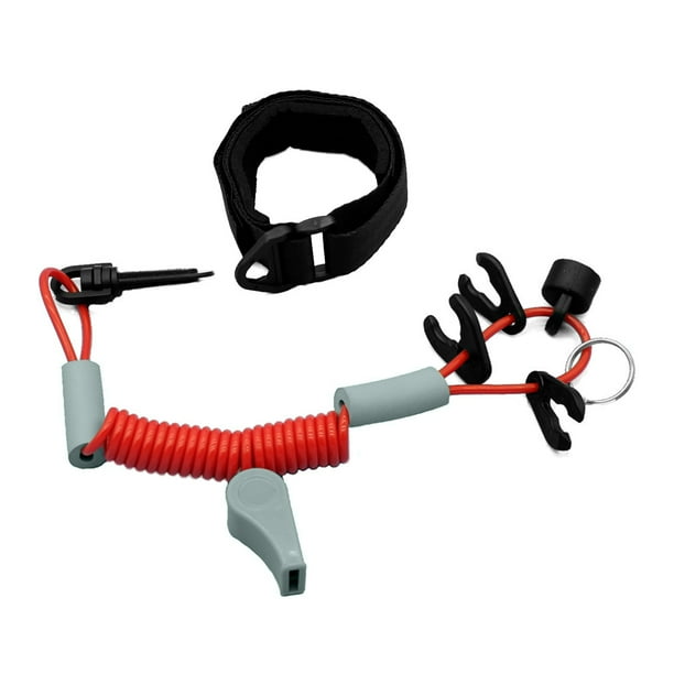 Interruptor Parada Emergencia Motor Barco Interruptor Parada Emergencia Para Motor Barco - Cordón Seguridad Impermeable Compatible Suzuki Mercury