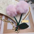 thumbnail image 5 of Cherry Bag Charms,Cute Purse Keychain,Key Chains Women Cute,Car keyrings leather handbags,Valentines Day Gifts, 5 of 13