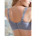 thumbnail image 2 of Women's Stripe Graphic Elastic Front Buckle Maternity Nursing Bra, Breastfeeding Bra Underwear, 2 of 5