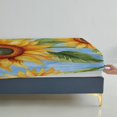 thumbnail image 5 of 2/3pcs Sunflower Fitted Sheet Set Children Adult Soft Cozy Bedding Set with Pillowcase,Queen (60"x80"), 5 of 5