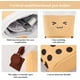 thumbnail image 4 of Lindo estuche de pie para niños, caja de lápices emergente, bolsa de maquillaje, soporte para bolígrafo de té de burbujas, organizador de cosméticos, papelería Kawaii (marrón) JM, 4 of 7