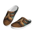 thumbnail image 2 of Yiaed Surreal Meditating Cat Print Slippers Fuzzy Warm Cozy Slippers Non Slip House Slippers For Indoor Outdoor Slippers House Slippers-35/36, 2 of 7