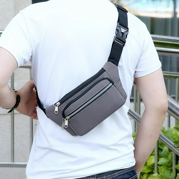 Yhmxh Home Decor Home Essentials Home Goods Home Accessories Work Waist Pack Male Nylon Cloth Business Wallet Wear Outdoor Sports Mobile Phone Belt Bag Man fanny pack