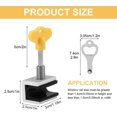 thumbnail image 2 of EcoNesxp 12 Sets Window Locks School Window Security Locks Sets Window Locks Office Sliding Door Window Locks For Terrace, 2 of 5