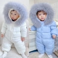 thumbnail image 5 of GYRATEDREAM Baby Girl Winter Snowsuit Toddler Jacket Clothes For Boy Infant Jumpsuit Hoodied, 5 of 5