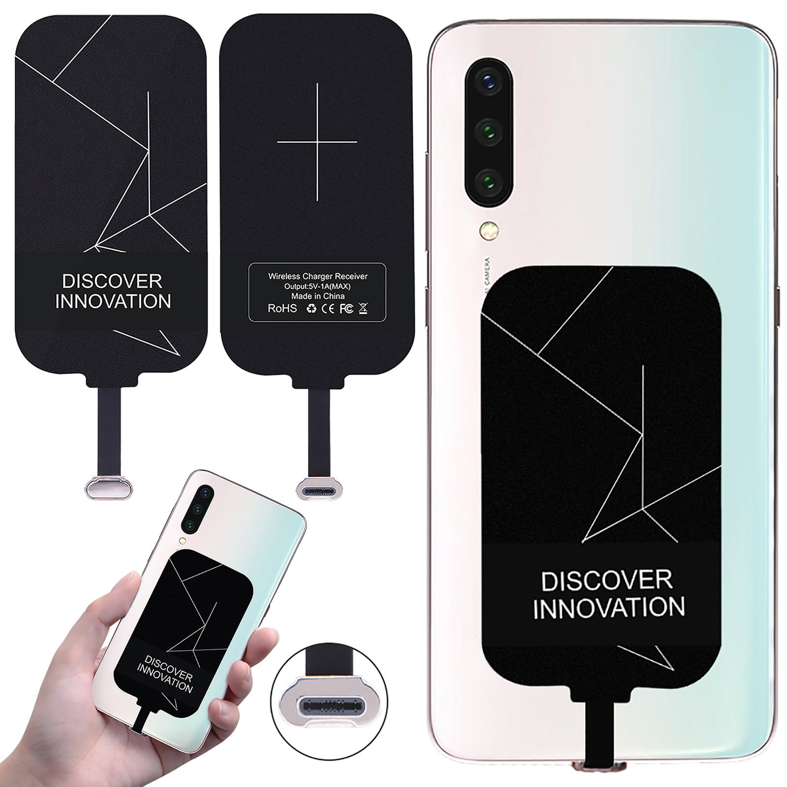 wireless charging receiver usb c thin wireless charging receiver type c