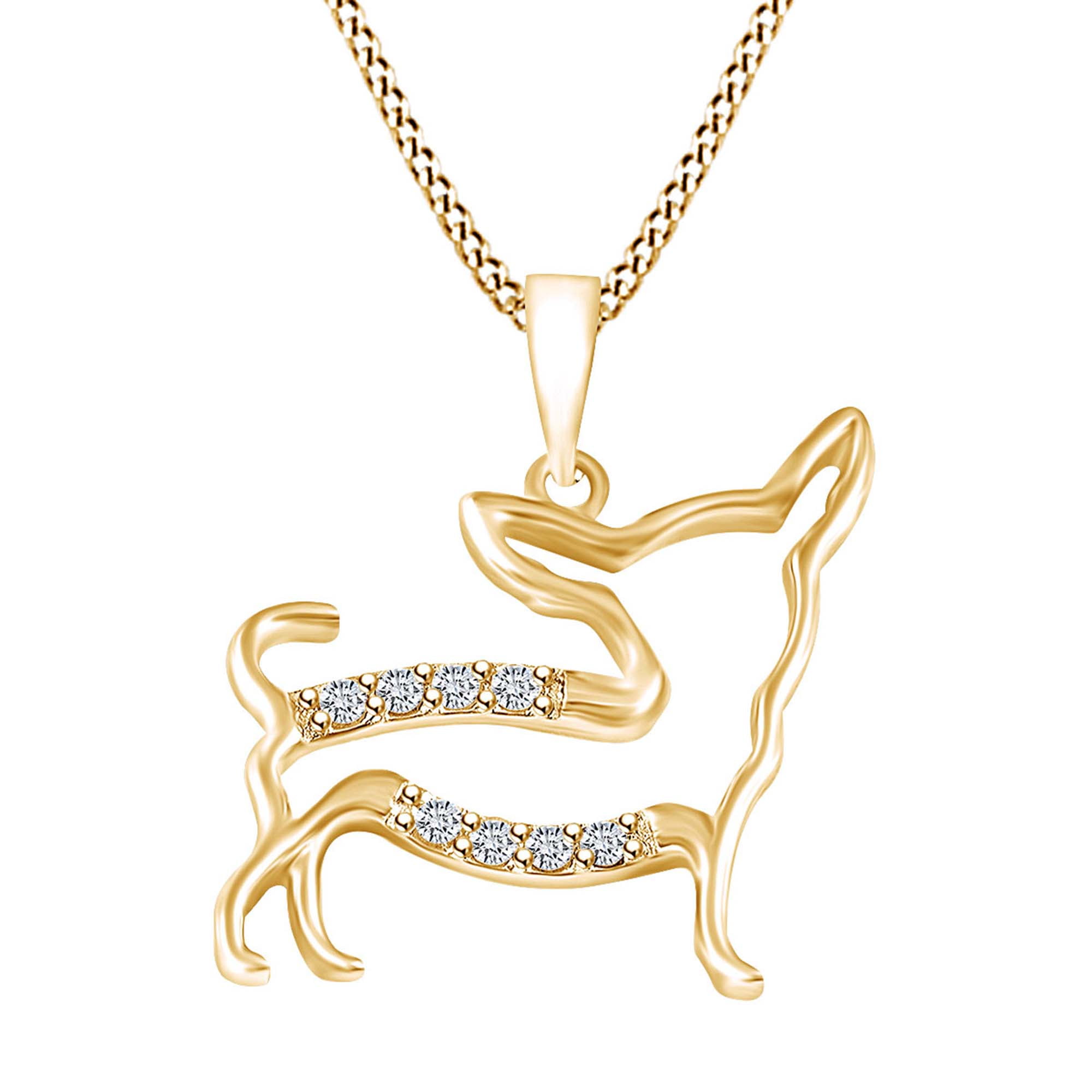 Jewel Zone US 14K Yellow Gold Over Sterling Silver Round Natural