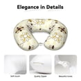 thumbnail image 4 of Salouo Sweet Bee for Memory Foam Travel Pillow,Versatile U-Shaped Pillows Memory Foam Cervical Neck Pillow Soft Washable Cover for Home Office Camping Travelling, 4 of 8