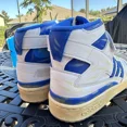 thumbnail image 3 of Adi - das Forum 84 High Worn Blue Men's Athletic Shoes GZ6467 Size 7, 3 of 6