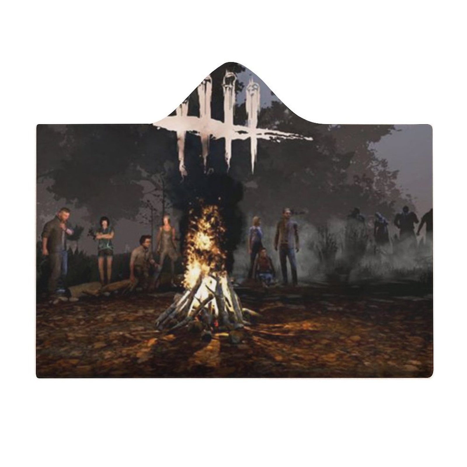 Dead by Daylight DBD Wearable Blanket Cloak Arctic Velvet Hooded Blanket Soft Fuzzy Hoodie Blanket Cape for Adults Kids 50"x60"