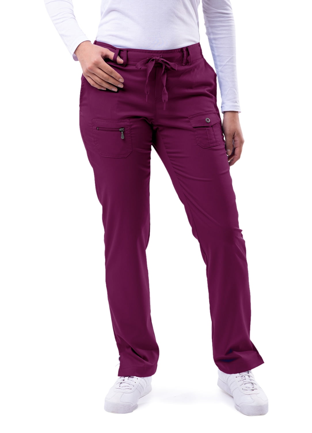 Adar Uniforms Women's Scrub Set - Enhanced V-Neck Top/Multi Pocket Pants -  Walmart.com