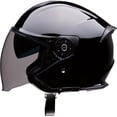 thumbnail image 1 of Z1R Road Maxx Open-Face Helmet - Black, 1 of 1
