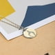 thumbnail image 4 of Collar con dije de disco con gestos de mano en plata de ley 925 shaofei regalo rock on, 4 of 5