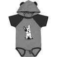 thumbnail image 3 of Inktastic B/W Frenchie (Darks) Boys or Girls Baby Bodysuit, 3 of 5