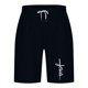 thumbnail image 4 of Mens Casual Shorts Lace-Up Elástico Cintura Bolsillo Ejercicio Fitness Hogar Pantalones de Media Longitud para Diario, 4 of 4